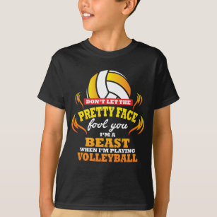 Funny Volleyball Gezegde T-shirt