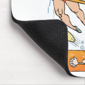 Funny Volleyball Gift Muismat (Hoek)