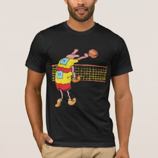 Funny Volleyball Mannen Black T-shirt