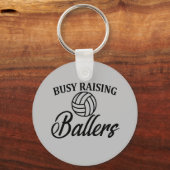 Funny Volleyball papa Sleutelhanger (Voorkant)