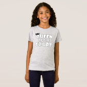 Funny Volleyball Queen of the Court Cute T-shirt (Voorkant volledig)