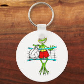 Funny Volleyball Sleutelhanger (Voorkant)
