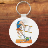 Funny Volleyball Sleutelhanger (Voorkant)