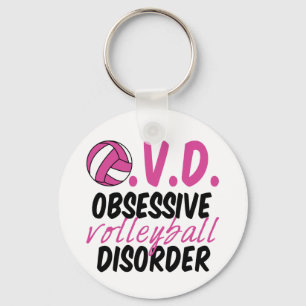 Funny Volleyball Sleutelhanger