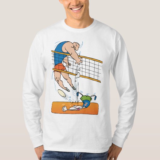 Funny Volleyball T-Shirt (Voorkant)