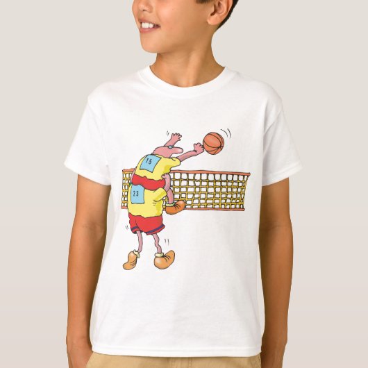 Funny Volleyball T-shirt (Voorkant)