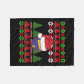 Funny Volleyball Team Ugly Sweater Kerstlight Fleece Deken (Voorkant (Horizontaal))