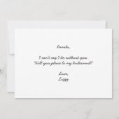 Funny vond mijn Man Bridesmaid-voorstel (Achterkant)