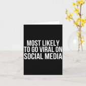 Funny Voted To Go Viral On Social Media Sibling Co Kaart (Gele Bloem)