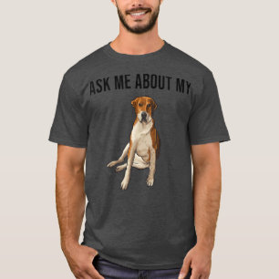 Funny Vraag me naar mijn Engelse Hondenliefhebber T-shirt