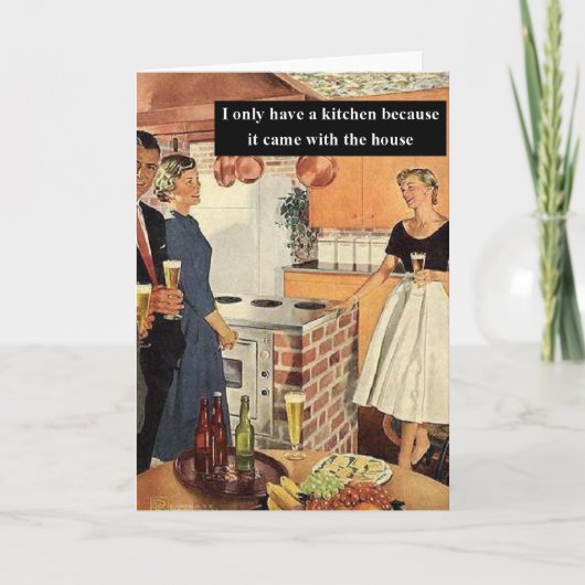  Funny Vrijgezellenfeest/House Warming Party Kaart (Voorkant)