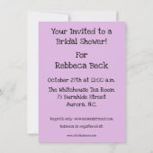 Funny Vrijgezellenfeest Party-uitnodigingen Kaart (Achterkant)