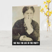 FUNNY  VROUW BIRTHDAY KAART VOOR HAAR (Gele Bloem)