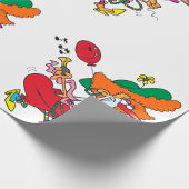 Funny Vrouw Clown Cadeaupapier