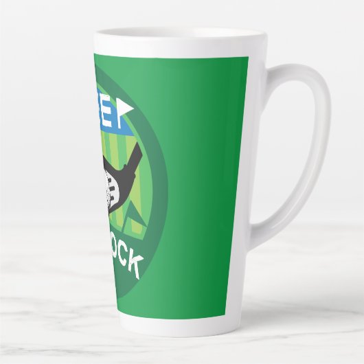 Funny Vrouw Golfers Pros Golfing Fanatics Latte Mok (Rechts)