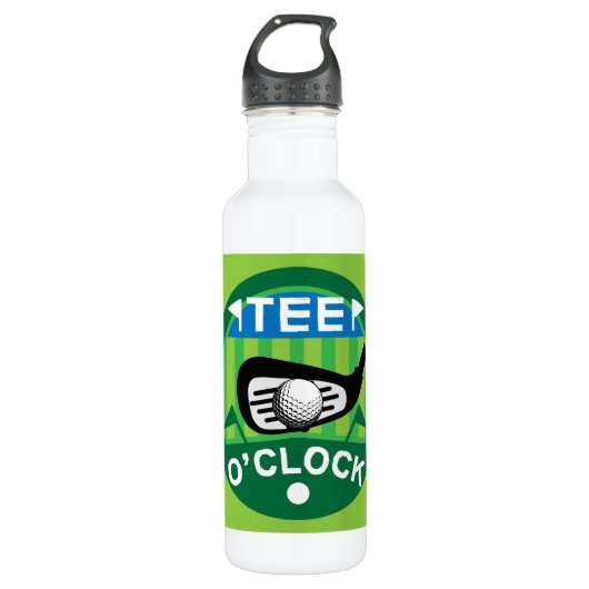 Funny Vrouw Golfers Pros Golfing Fanatics Waterfles (Voorkant)
