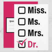 Funny Vrouw PhD/MD Anti-Patriarchy Afstuderen (Voorkant / Achterkant)