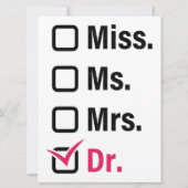 Funny Vrouw PhD/MD Anti-Patriarchy Afstuderen (Voorkant)