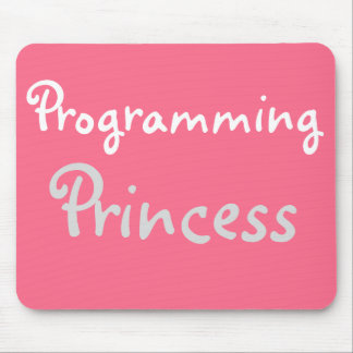 Funny Vrouw Programmer Nickname Joke Titel Muismat