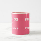 Funny Vrouw Underwriter Insurance Broker Name Tweekleurige Koffiemok (Center)