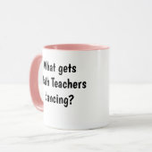 Funny Vrouw Wiskunde Teacher Mok Logarithm Joke Pu (Voorkant links)