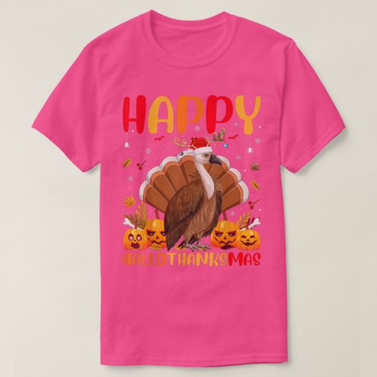 Funny Vulture Bird Lover Happy Vulture HelloBedank T-shirt (Design voorkant)