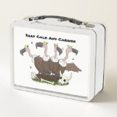 Funny vultures humor cartoon (Achterkant)