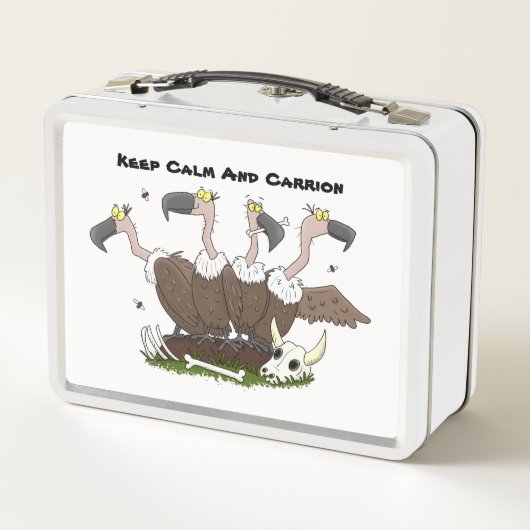 Funny vultures humor cartoon (Achterkant)