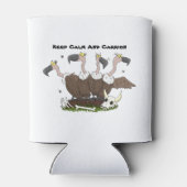 Funny vultures humor cartoon blikjeskoeler (Achterkant)