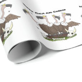 Funny vultures humor cartoon cadeaupapier (Rol Hoek)