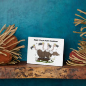 Funny vultures humor cartoon fotoplaat (Zijkant)