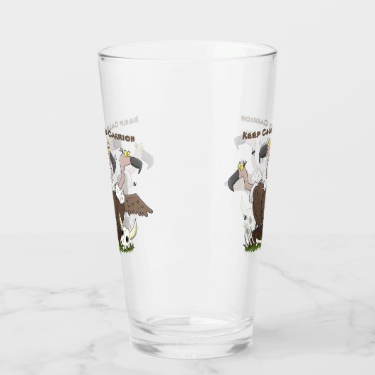 Funny vultures humor cartoon glas (Links)