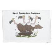 Funny vultures humor cartoon kussensloop (Voorkant)