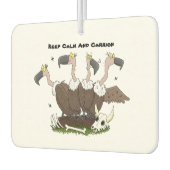 Funny vultures humor cartoon luchtverfrisser (Links)