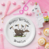 Funny vultures humor cartoon papieren bordje (Feest)