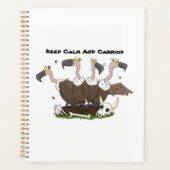 Funny vultures humor cartoon planner (Voorkant)