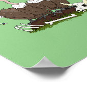 Funny vultures humor cartoon poster (Hoek)