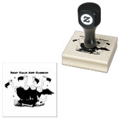 Funny vultures humor cartoon rubberstempel (Gestempeld)