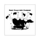 Funny vultures humor cartoon rubberstempel (Afrduk)