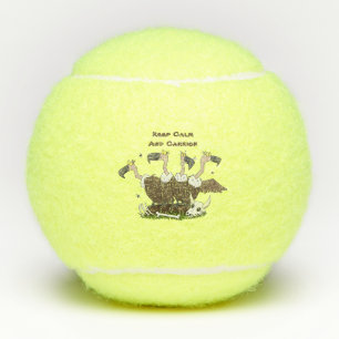 Funny vultures humor cartoon tennisballen