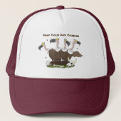 Funny vultures humor cartoon trucker pet (Voorkant)