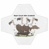 Funny vultures humor cartoon voetbal (Enkel)