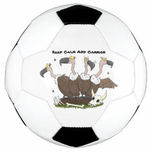 Funny vultures humor cartoon voetbal