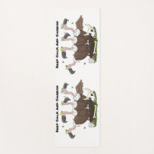 Funny vultures humor cartoon yogamat (Voorkant)