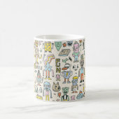 Funny Wacky Doodle Characters set 2. tekst Koffiemok (Center)