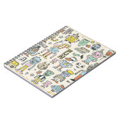 Funny Wacky Doodle Characters set 2. tekst Notitieboek (Linkerzijde)