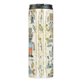 Funny Wacky Doodle Characters set 2.  tekst Thermosbeker (Achterkant)