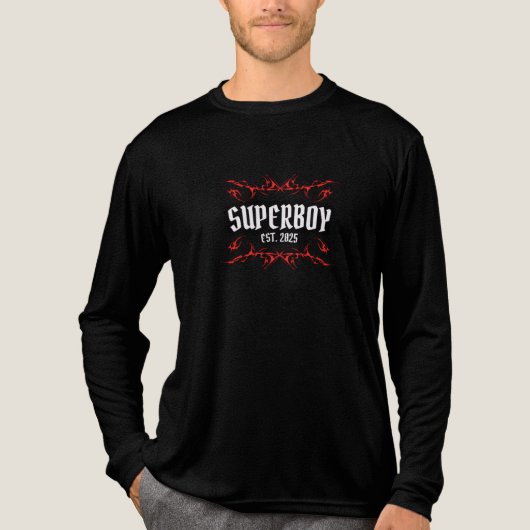 Funny Wacky Smiley Face Graphic Men's T-Shirt (Voorkant volledig)