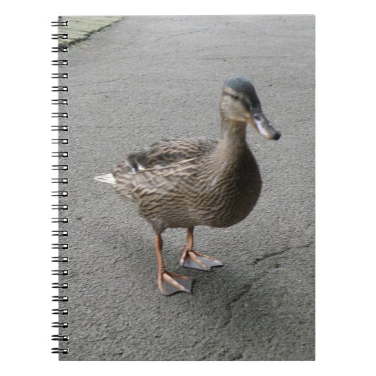 Funny Waddling Duck Notitieboek (Voorkant)