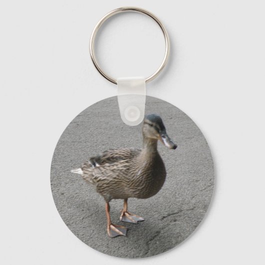 Funny Waddling Duck Sleutelhanger (Voorkant)